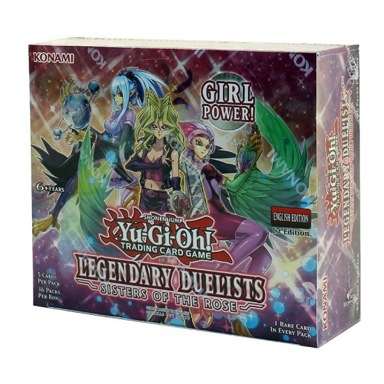 Yu Gi Oh Legendary Duelists Sisters Of The Rose 1st Edition Booster Box 36pack 